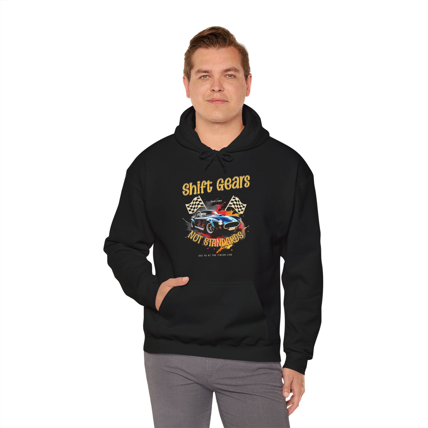 Shift Gears Not Standards - Unisex Heavy Blend™ Hooded Sweatshirt