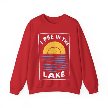 I Pee In The Lake - Unisex Heavy Blend™ Crewneck Sweatshirt