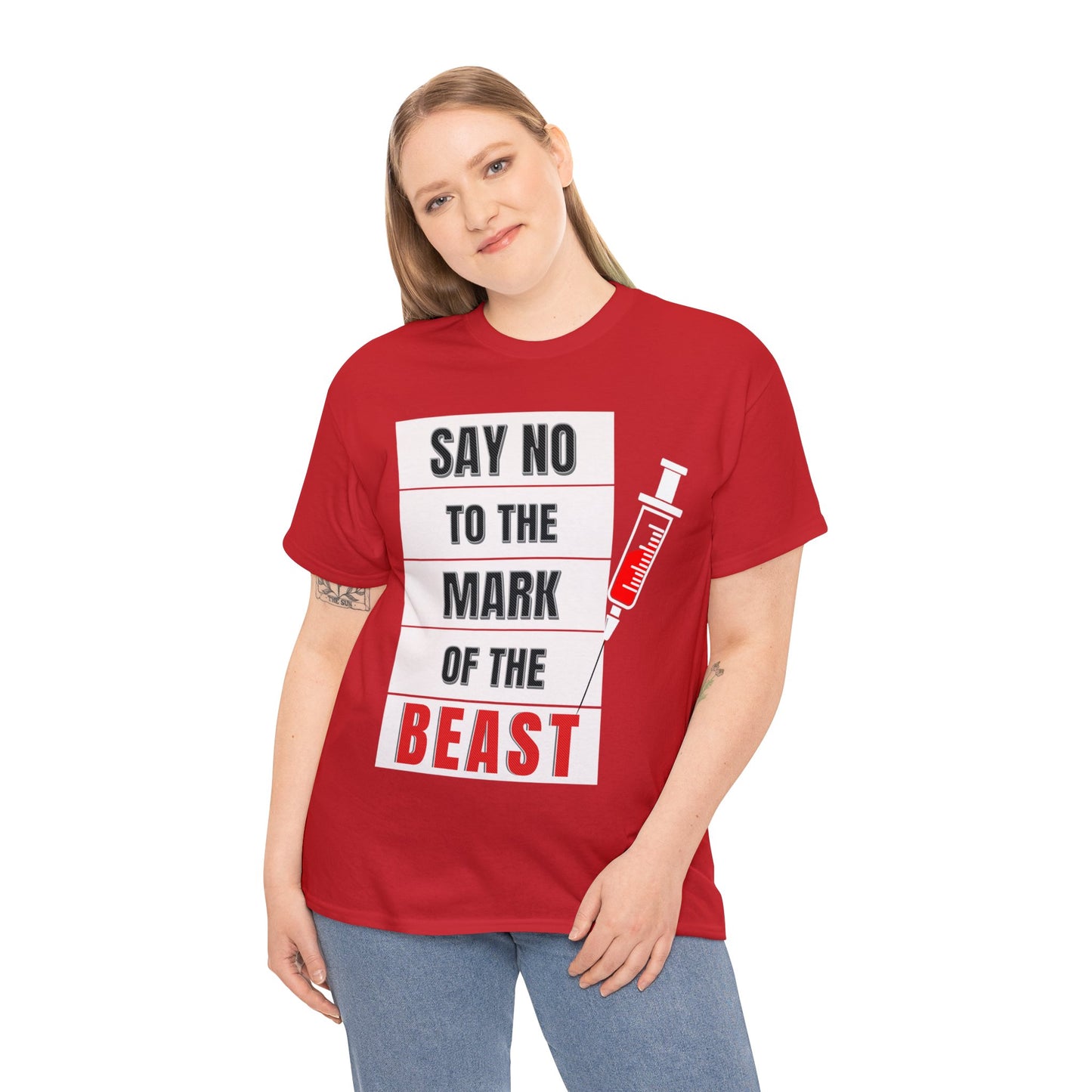 Say No To The Mark Of The Beast End Times Revelation Design