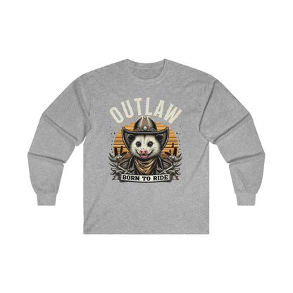 Outlaw Born To Ride - Unisex Ultra Cotton Long Sleeve Tee