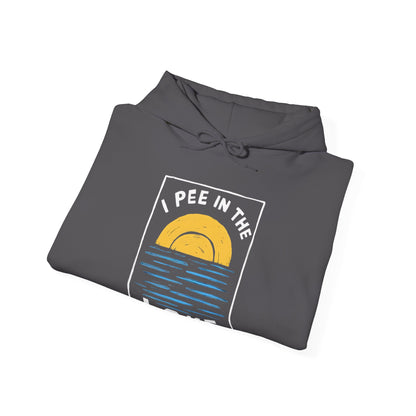 I Pee In The Lake - Unisex Heavy Blend™ Hooded Sweatshirt