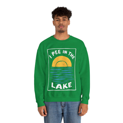 I Pee In The Lake - Unisex Heavy Blend™ Crewneck Sweatshirt