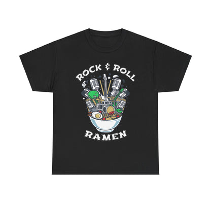 Rock & Roll Ramen - Unisex Heavy Cotton Tee