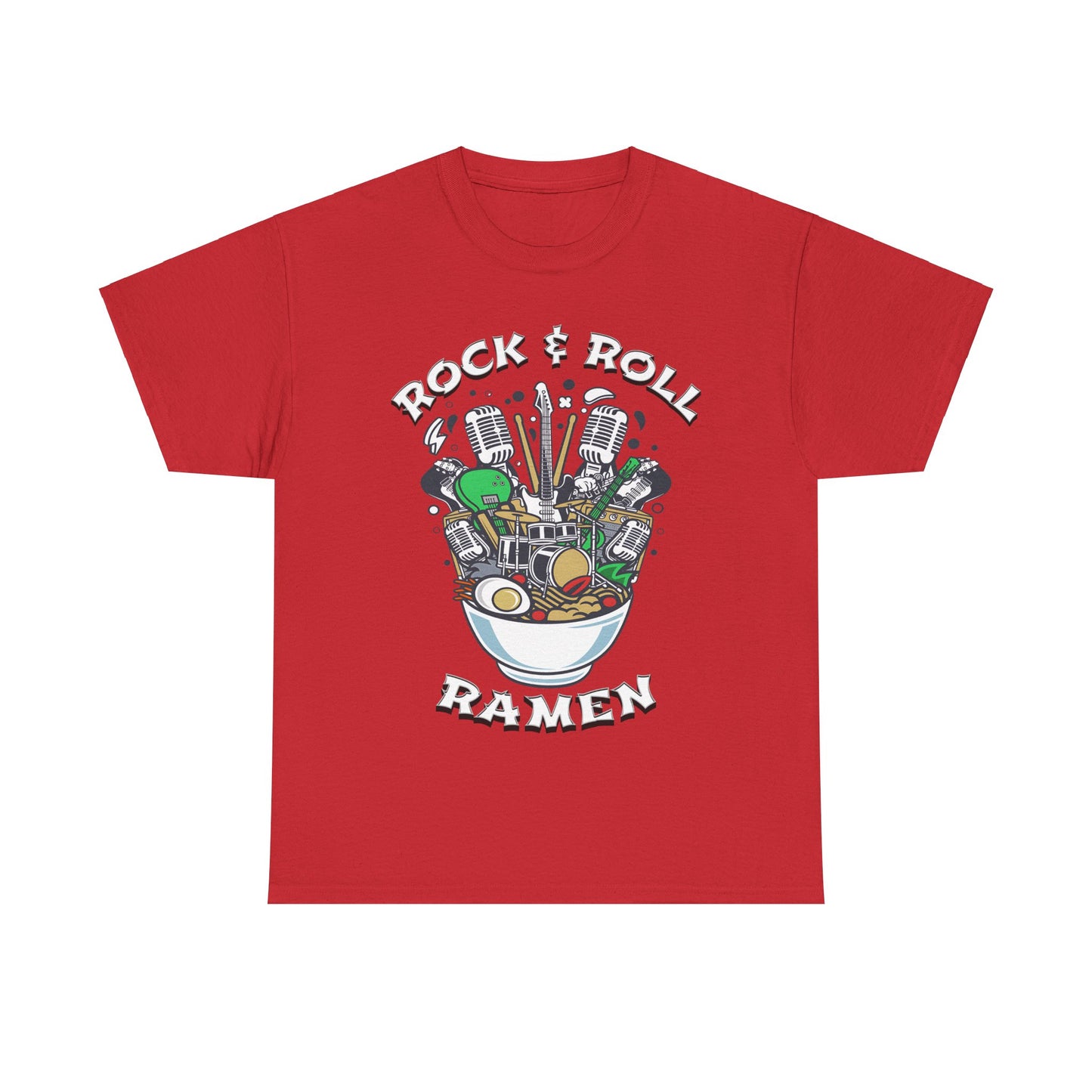 Rock & Roll Ramen - Unisex Heavy Cotton Tee