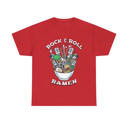 Rock & Roll Ramen - Unisex Heavy Cotton Tee