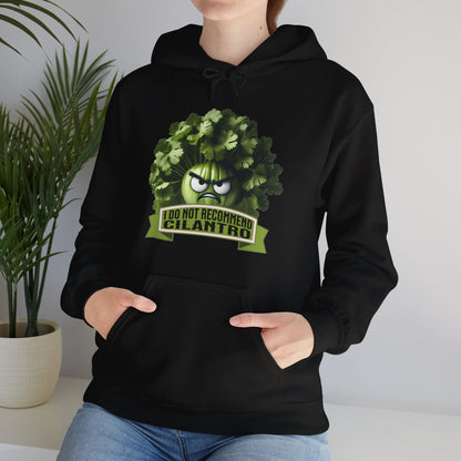 I Do Not Recommend Cilantro Funny - Unisex Heavy Blend™ Hooded Sweatshirt