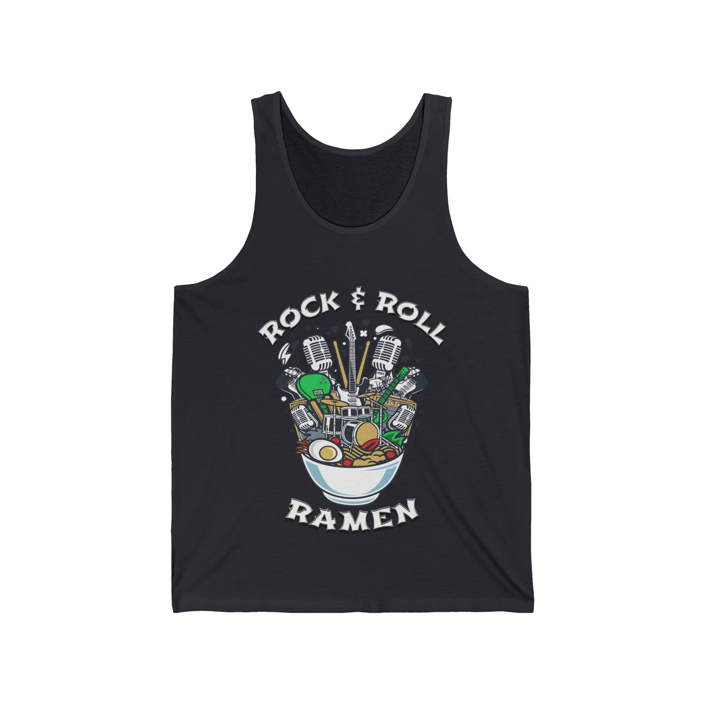 Rock & Roll Ramen - Unisex Jersey Tank