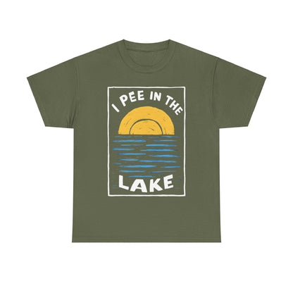 I Pee In The Lake - Unisex Heavy Cotton Tee