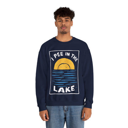 I Pee In The Lake - Unisex Heavy Blend™ Crewneck Sweatshirt