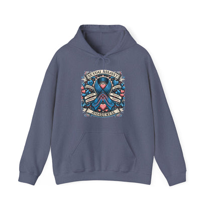 Sexual Assault Awareness - Unisex Heavy Blend™ Hooded Sweatshirt