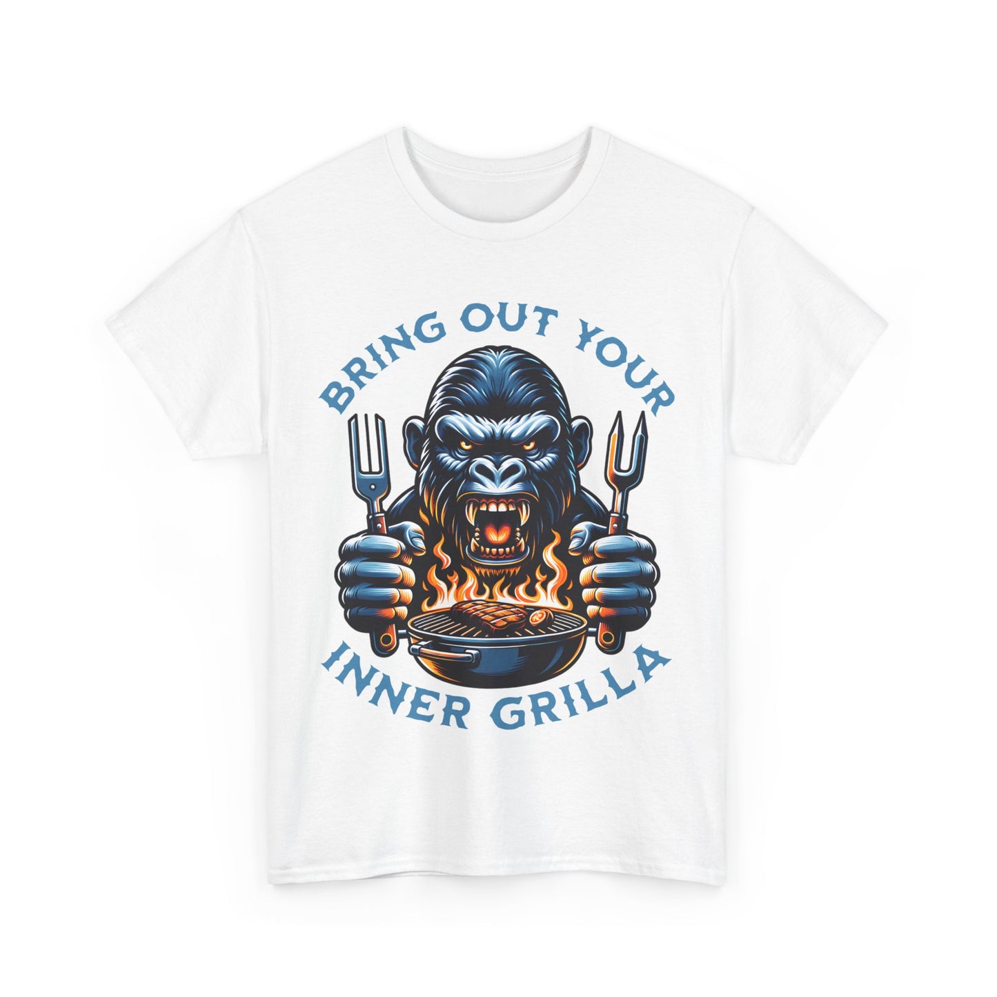 Bring Out Your Inner Grilla Fun - Unisex Heavy Cotton Tee