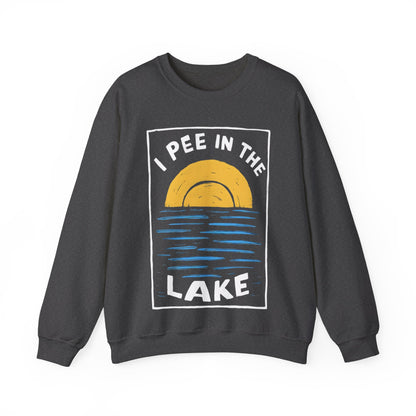 I Pee In The Lake - Unisex Heavy Blend™ Crewneck Sweatshirt