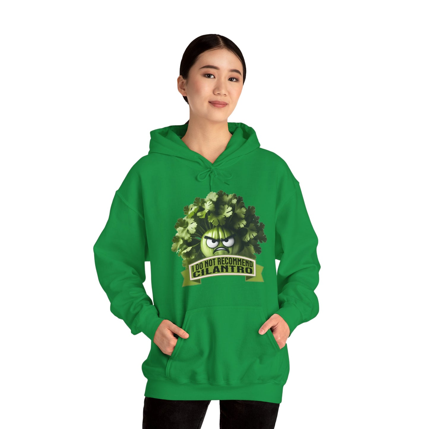 I Do Not Recommend Cilantro Funny - Unisex Heavy Blend™ Hooded Sweatshirt