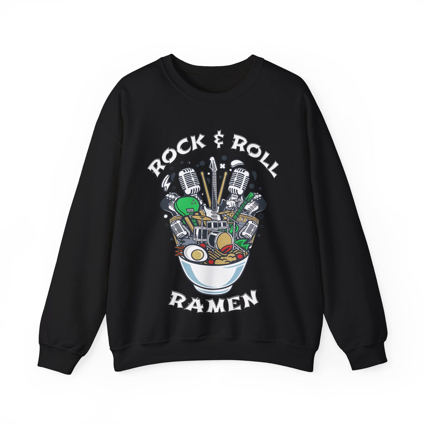 Rock & Roll Ramen - Unisex Heavy Blend™ Crewneck Sweatshirt