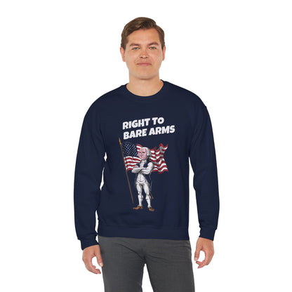 Right To Bare Arms - Unisex Heavy Blend™ Crewneck Sweatshirt