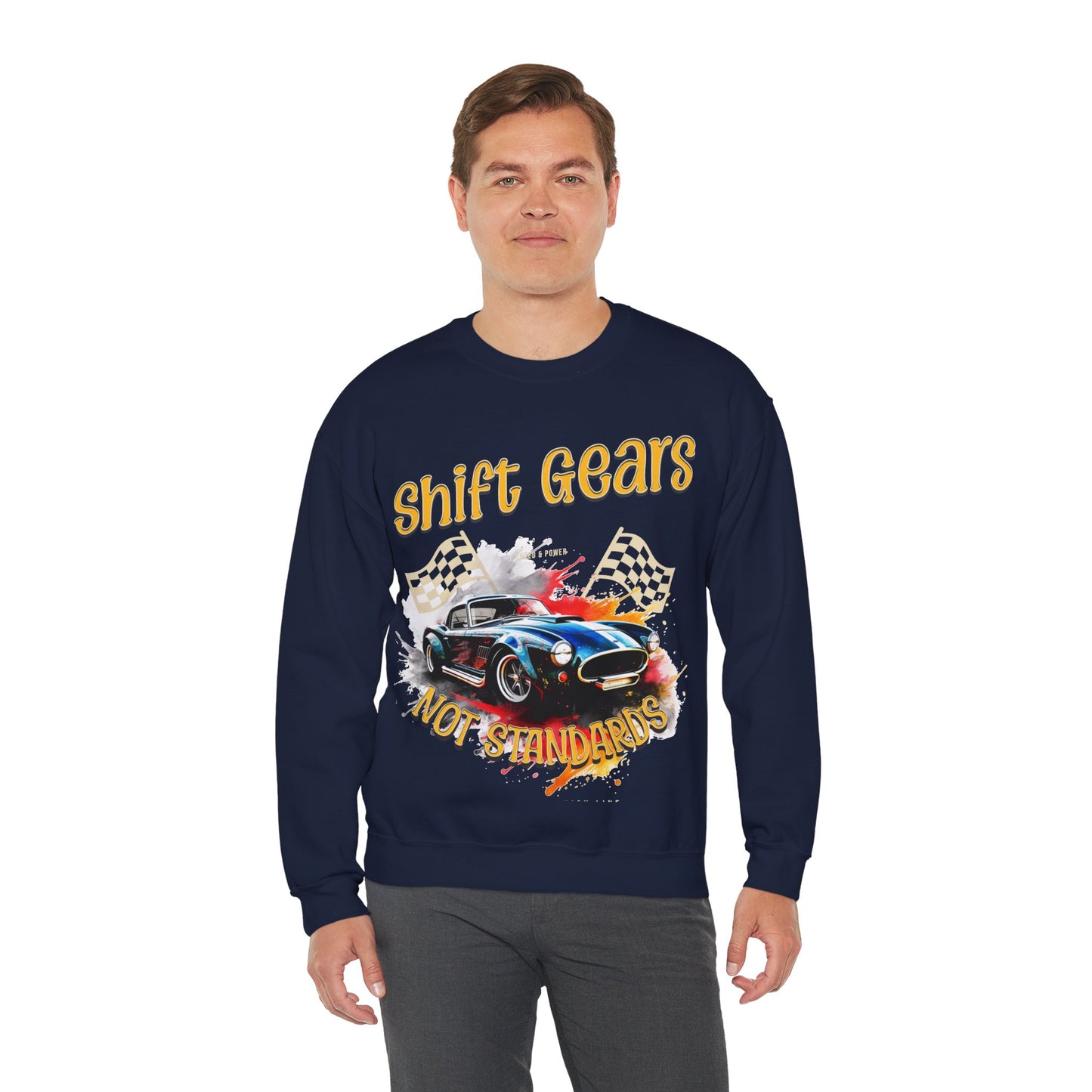 Shift Gears Not Standards Inspirational - Unisex Heavy Blend™ Crewneck Sweatshirt