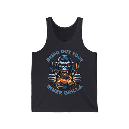 Bring Out Your Inner Grilla - Unisex Jersey Tank