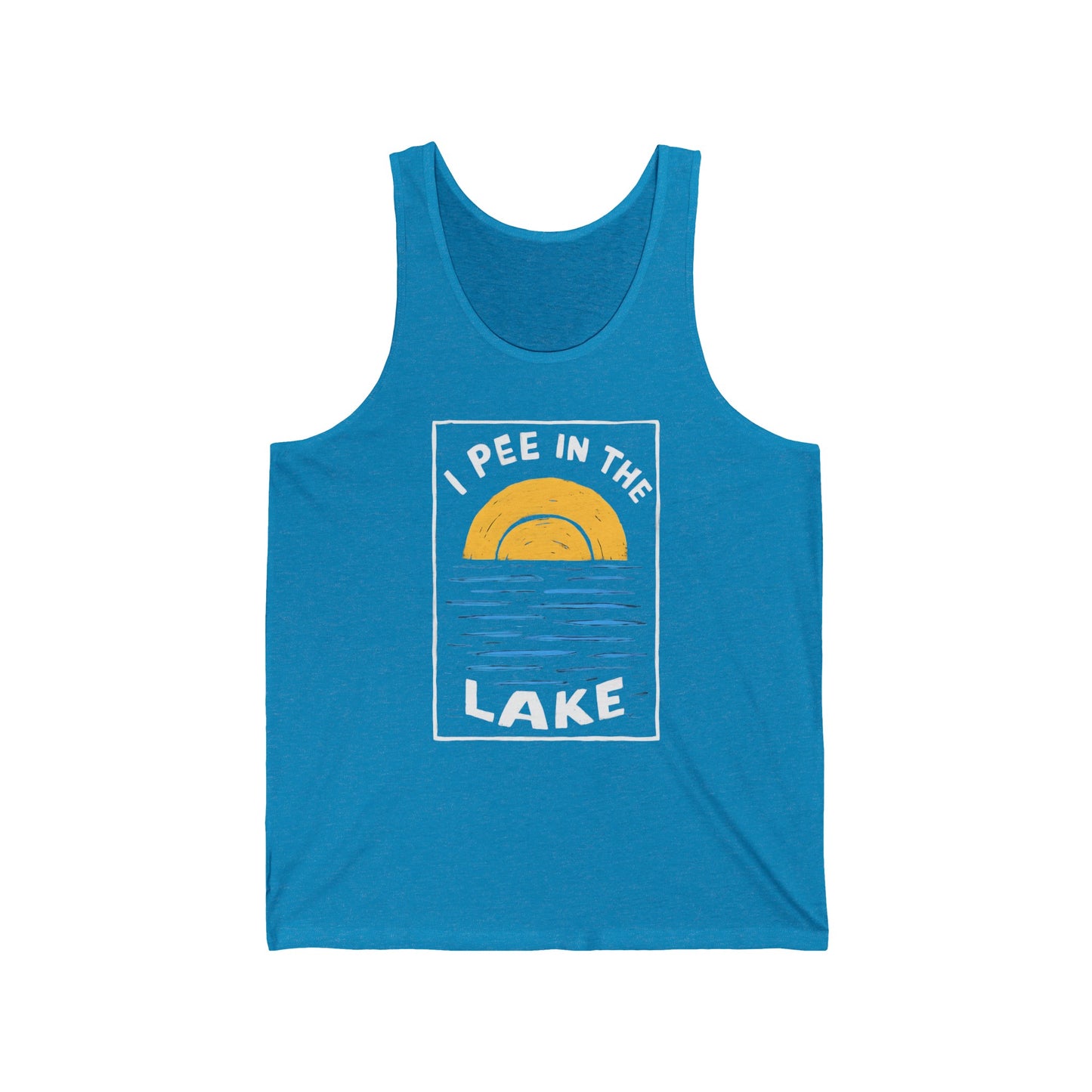 I Pee In The Lake - Unisex Jersey Tank