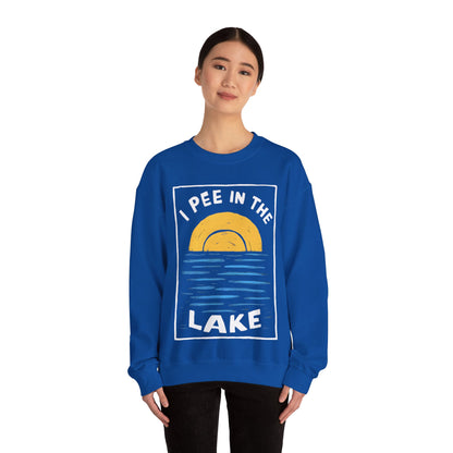 I Pee In The Lake - Unisex Heavy Blend™ Crewneck Sweatshirt