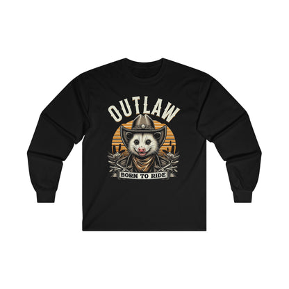 Outlaw Born To Ride - Unisex Ultra Cotton Long Sleeve Tee