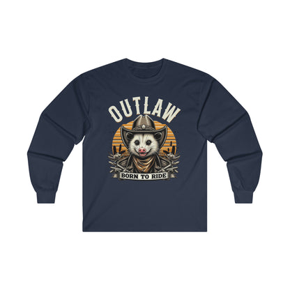 Outlaw Born To Ride - Unisex Ultra Cotton Long Sleeve Tee