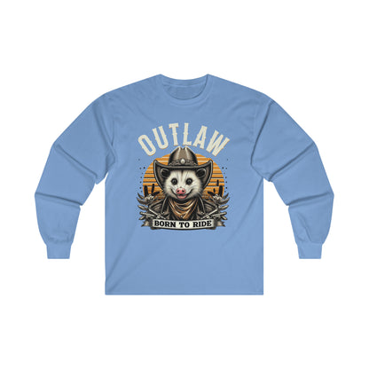 Outlaw Born To Ride - Unisex Ultra Cotton Long Sleeve Tee