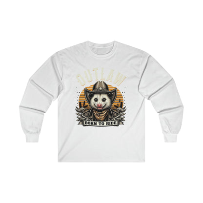 Outlaw Born To Ride - Unisex Ultra Cotton Long Sleeve Tee