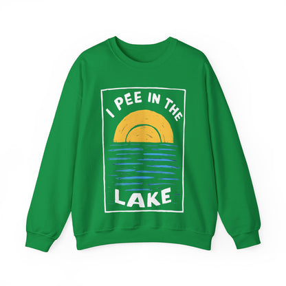 I Pee In The Lake - Unisex Heavy Blend™ Crewneck Sweatshirt