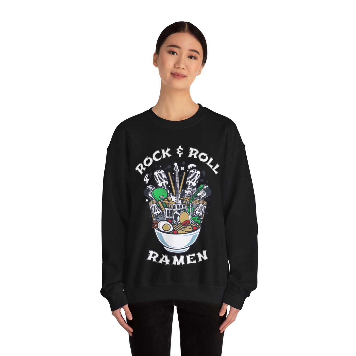 Rock & Roll Ramen - Unisex Heavy Blend™ Crewneck Sweatshirt