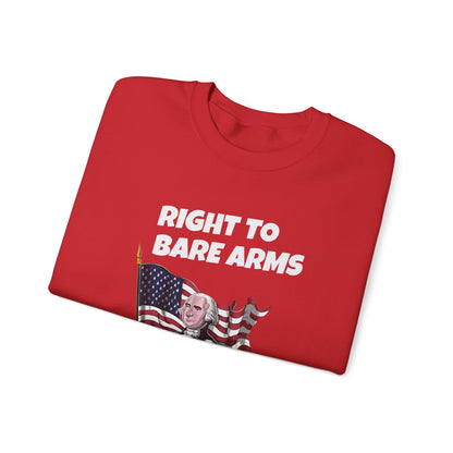 Right To Bare Arms - Unisex Heavy Blend™ Crewneck Sweatshirt