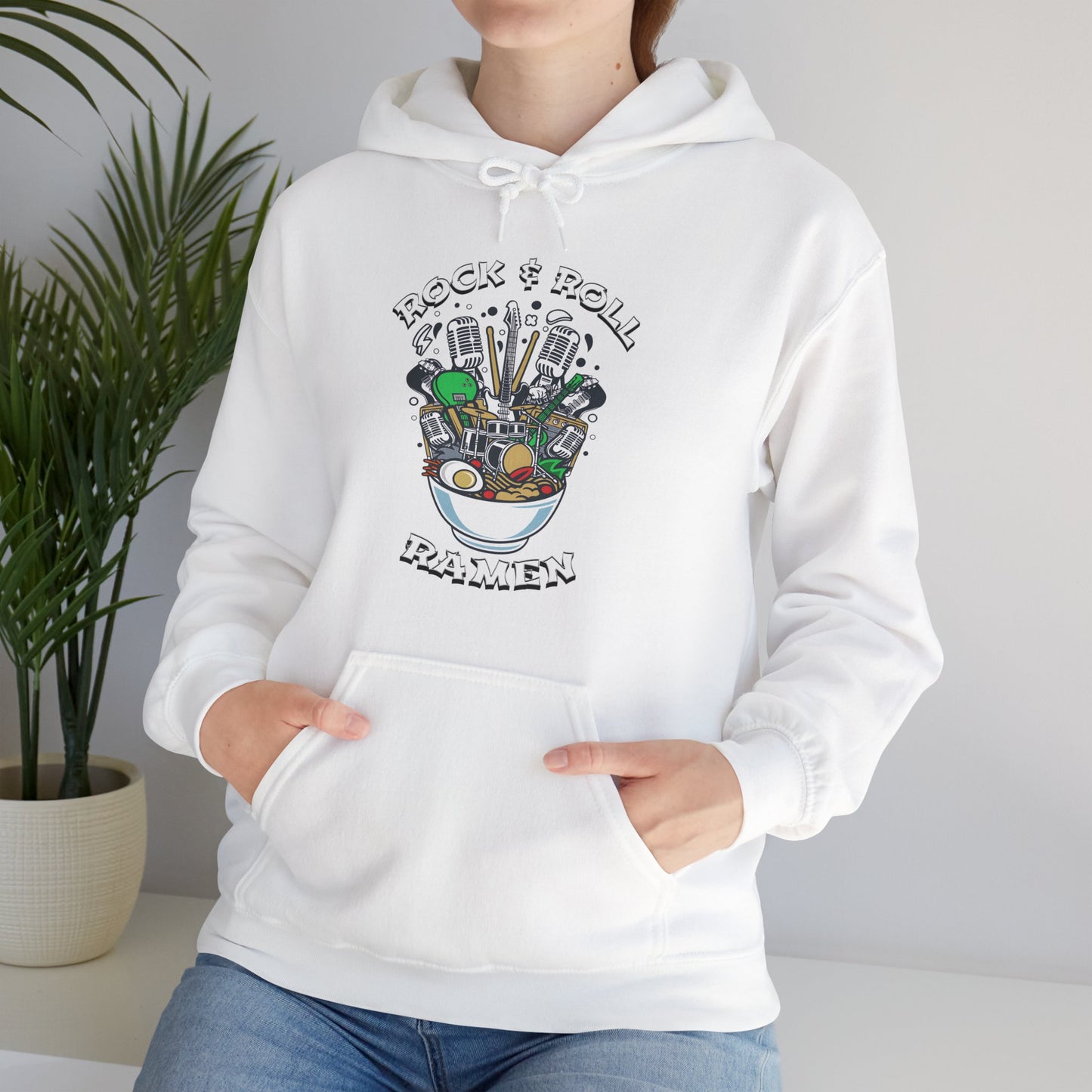 Rock & Roll Ramen - Unisex Heavy Blend™ Hooded Sweatshirt