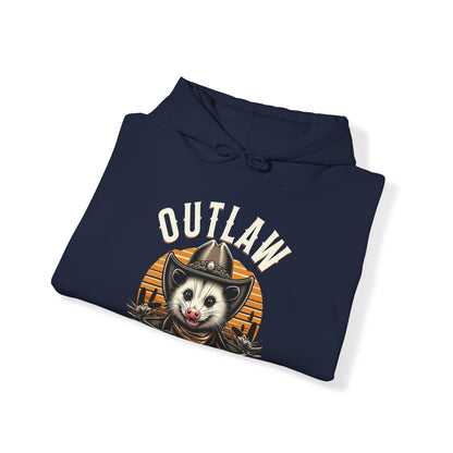 Outlaw Born To Ride - Unisex Heavy Blend™ Hooded Sweatshirt