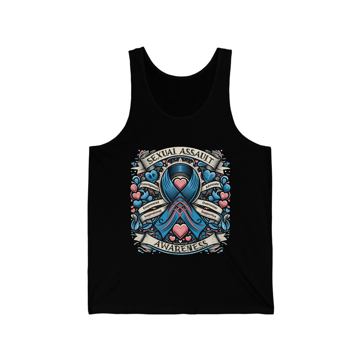 Sexual Assault Awareness - Unisex Jersey Tank