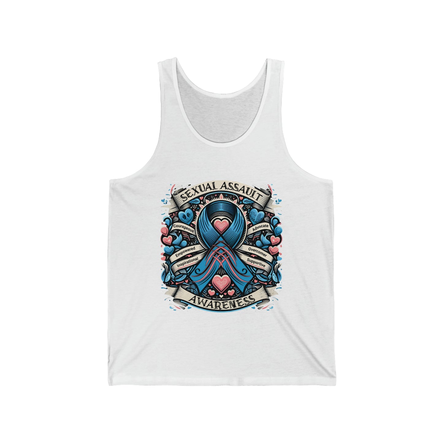 Sexual Assault Awareness - Unisex Jersey Tank