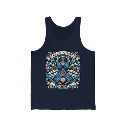 Sexual Assault Awareness - Unisex Jersey Tank