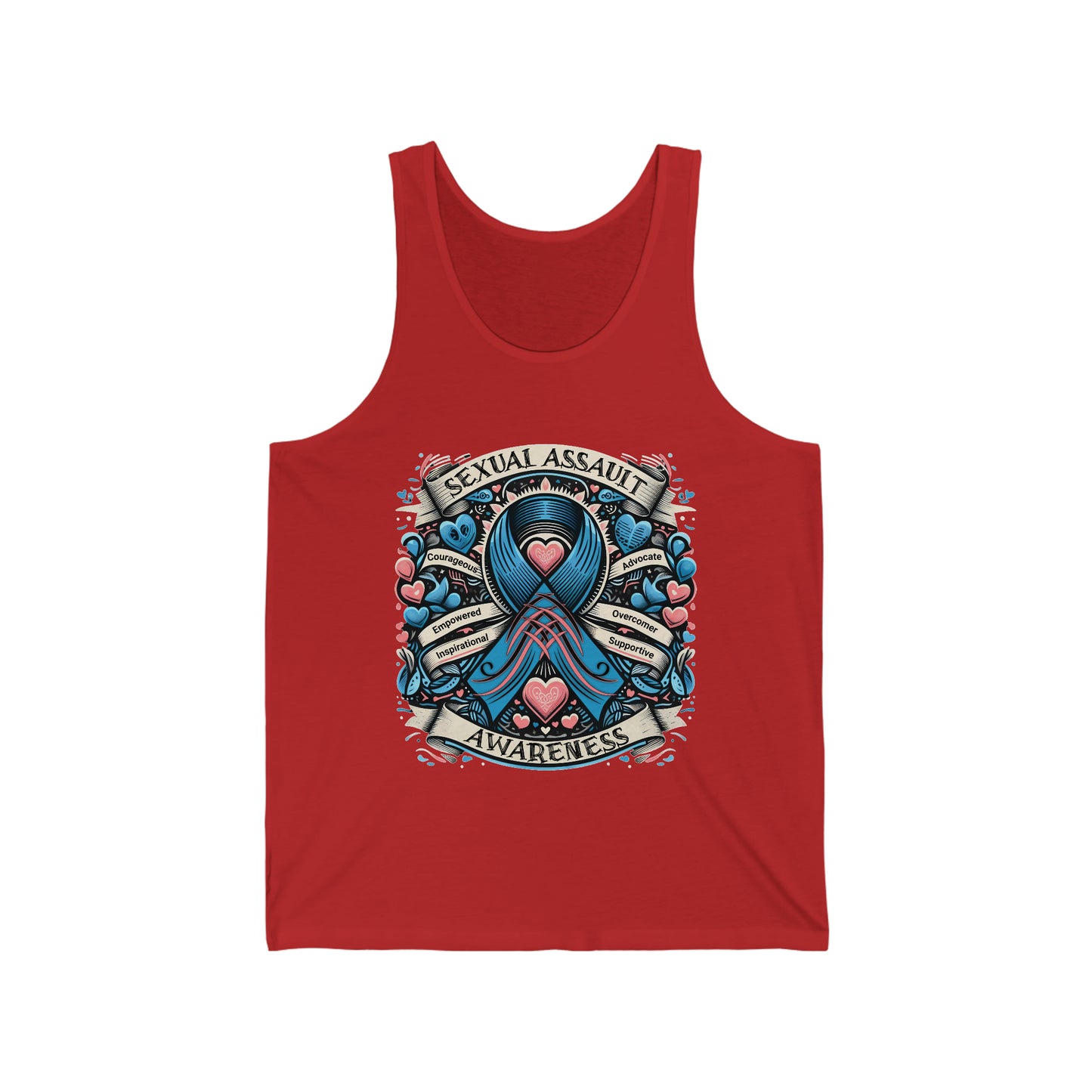 Sexual Assault Awareness - Unisex Jersey Tank