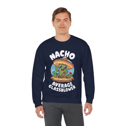 Nacho Average Glass Blower - Unisex Heavy Blend™ Crewneck Sweatshirt