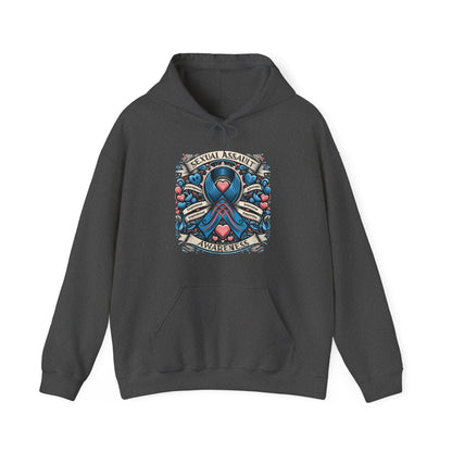 Sexual Assault Awareness - Unisex Heavy Blend™ Hooded Sweatshirt