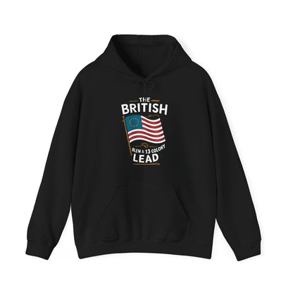 The British Blew a 13 Colony Lead - Unisex Heavy Blend™ Hooded Sweatshirt