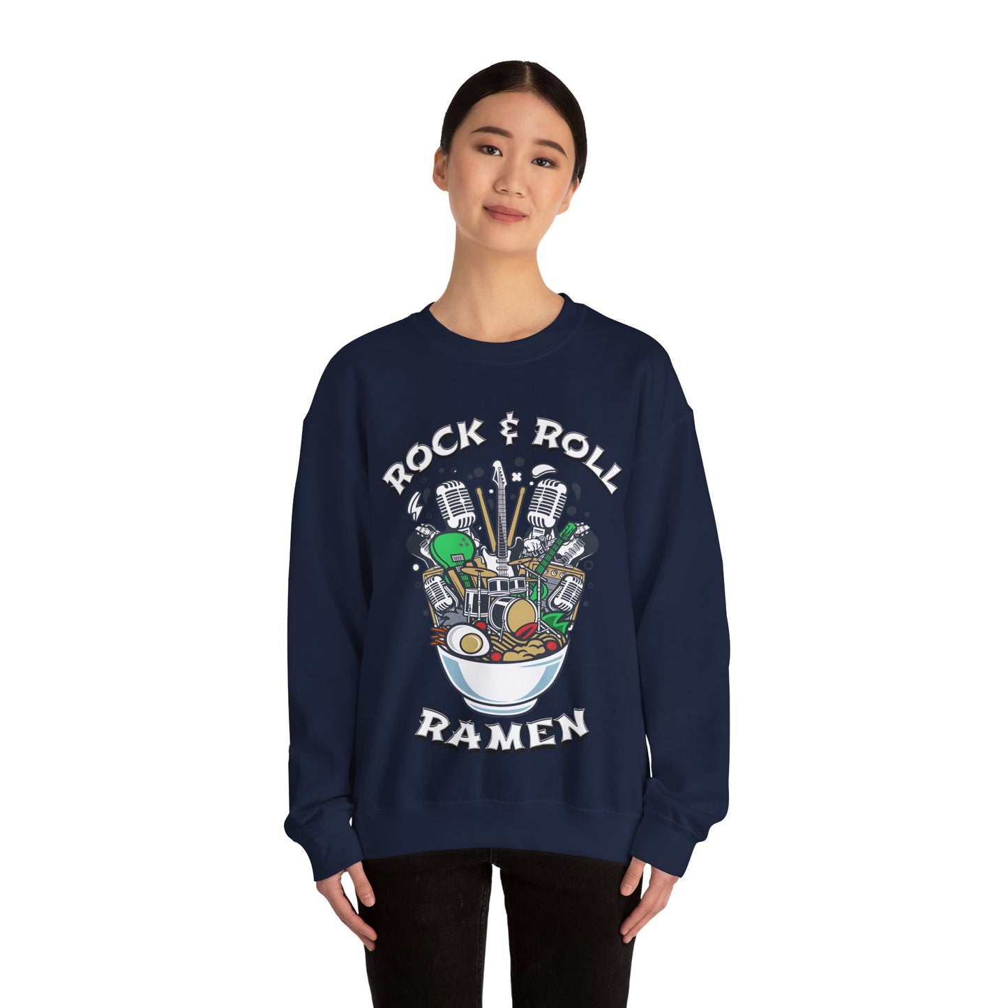 Rock & Roll Ramen - Unisex Heavy Blend™ Crewneck Sweatshirt