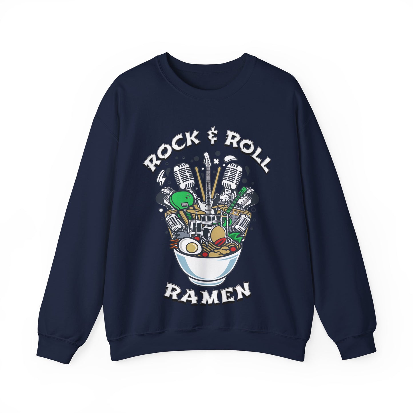 Rock & Roll Ramen - Unisex Heavy Blend™ Crewneck Sweatshirt