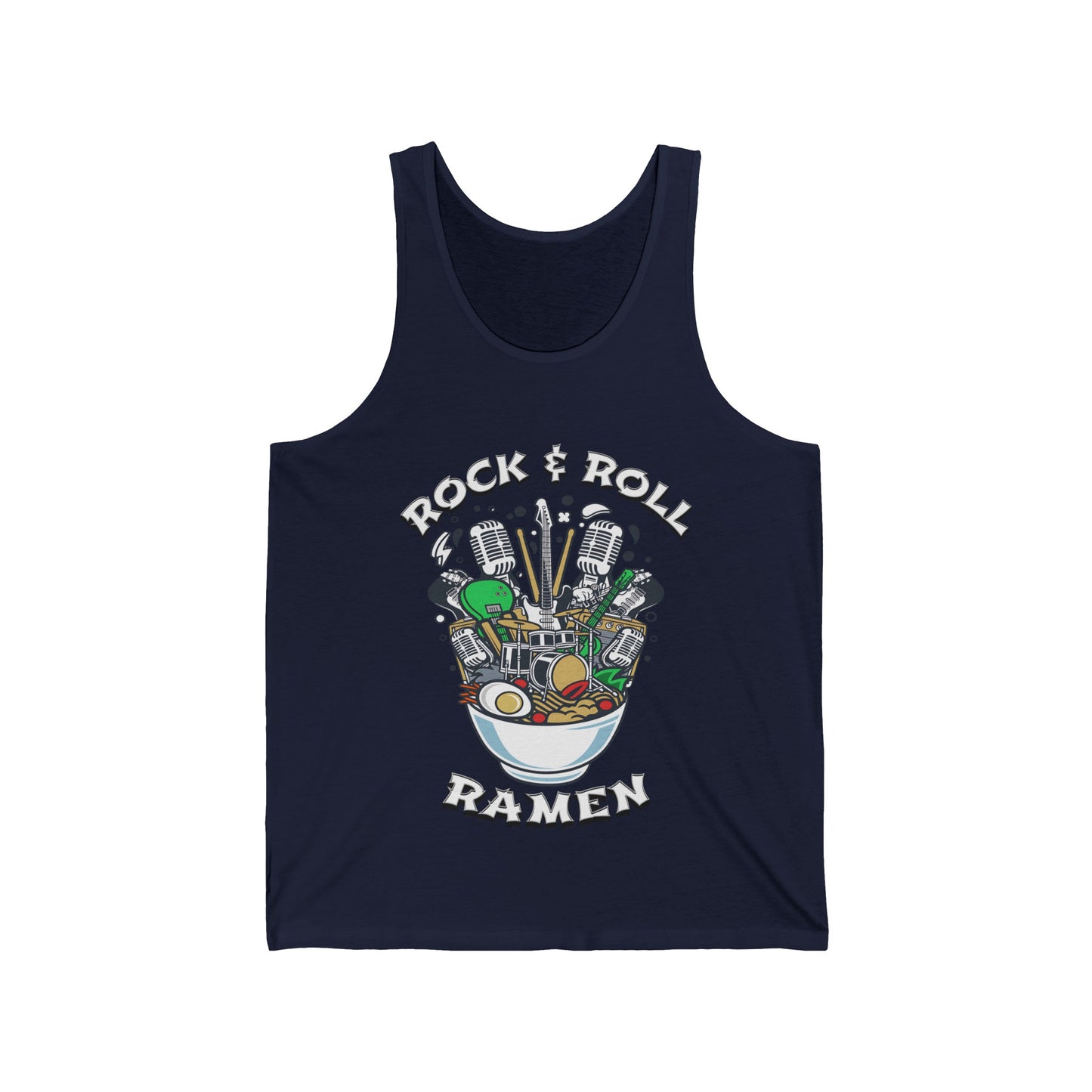 Rock & Roll Ramen - Unisex Jersey Tank