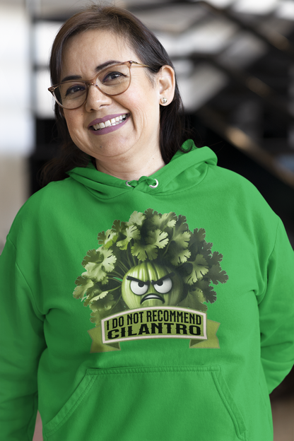 I Do Not Recommend Cilantro Funny - Unisex Heavy Blend™ Hooded Sweatshirt