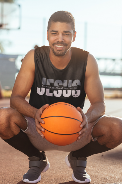 Jesus The Way The Truth and The Life - John 14:6 - Unisex Jersey Tank