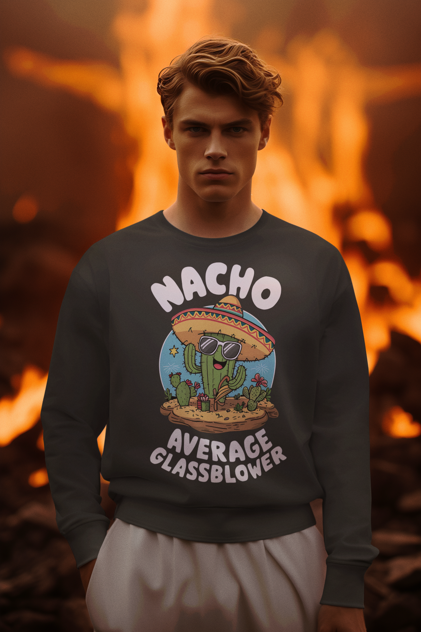 Nacho Average Glass Blower - Unisex Ultra Cotton Long Sleeve Tee