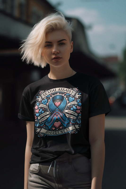 Sexual Assault Awareness - Unisex Heavy Cotton Tee