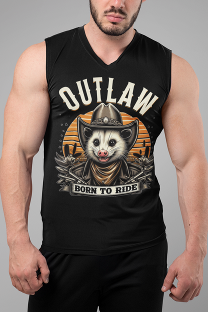 Outlaw Born To Ride - Unisex Jersey Tank