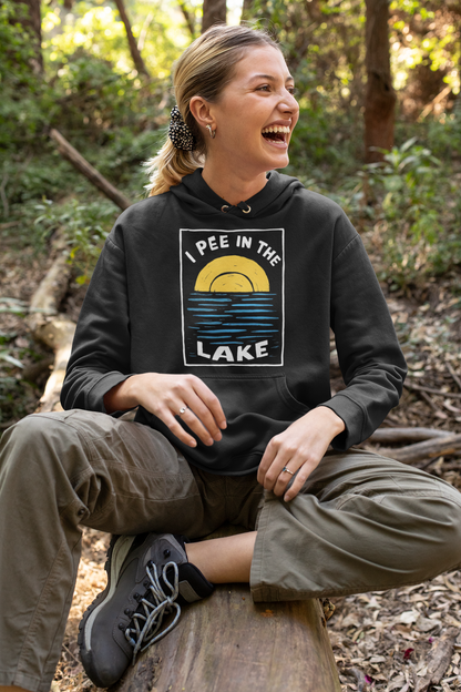 I Pee In The Lake - Unisex Heavy Blend™ Hooded Sweatshirt