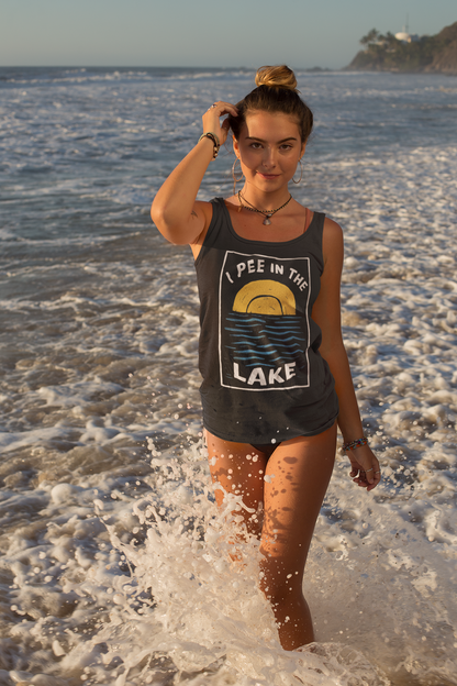 I Pee In The Lake - Unisex Jersey Tank