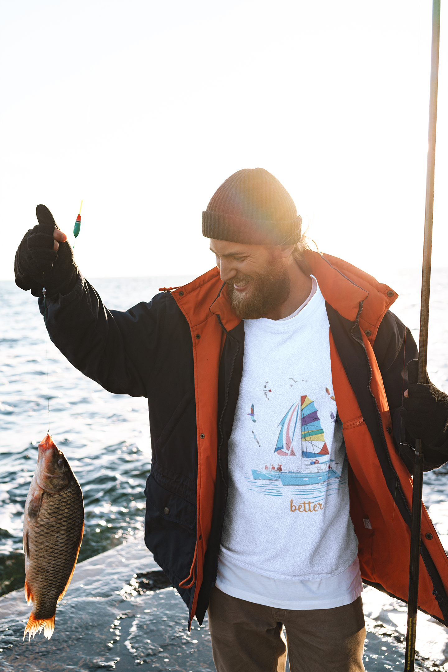 Life is Better on a Catamaran - Unisex Heavy Blend™ Crewneck Sweatshirt